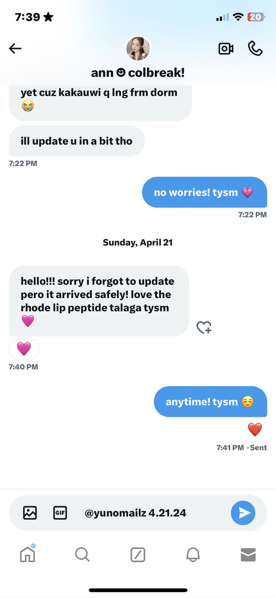 yunomailz's tweet photo. recent proofs 🫶 (thread)
#thanksyunomailz https://t.co/Jo7LkCq265