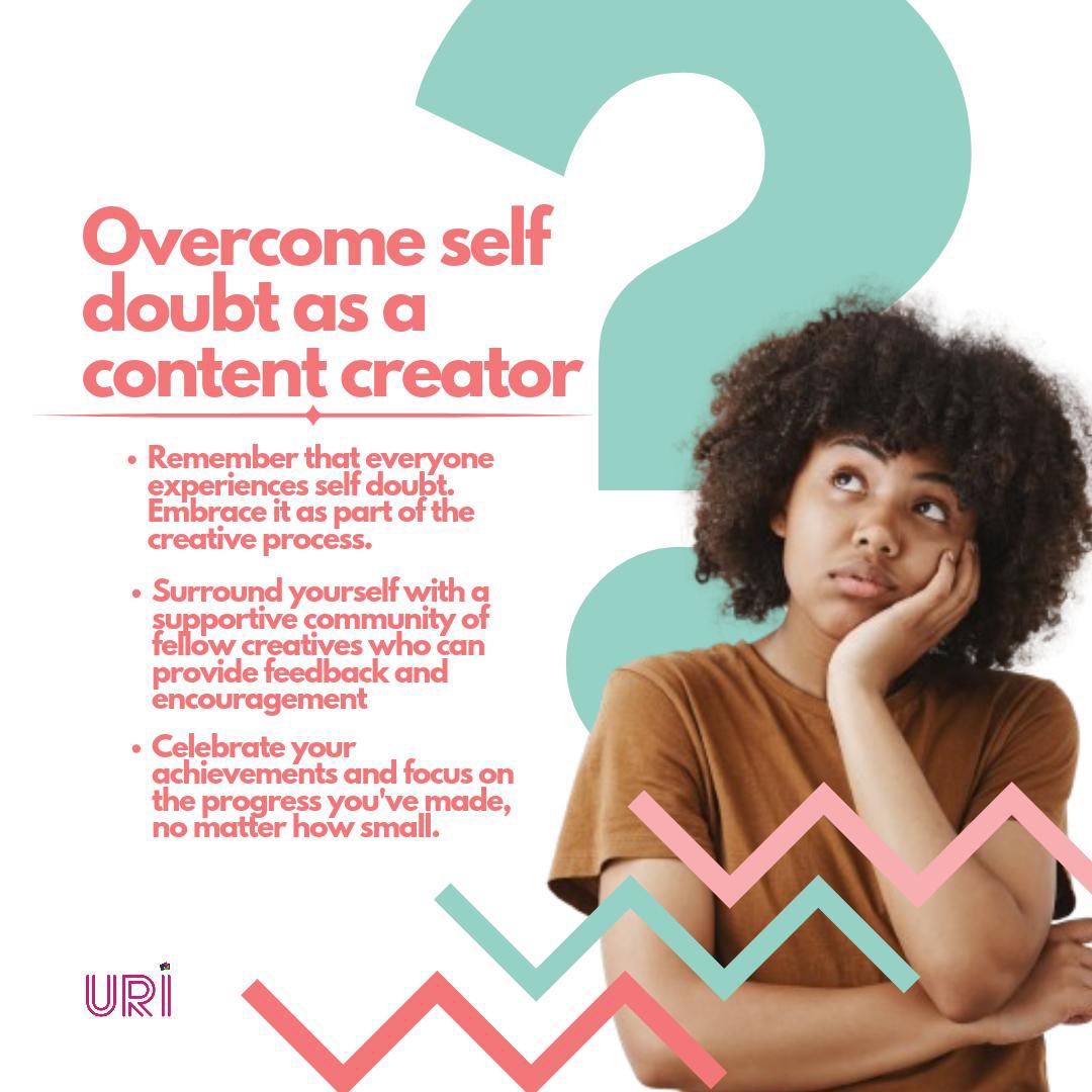 uricreative's tweet photo. Doubting your abilities and feeling insecure about your work is common. Here's how to overcome it

#Uri #Uricreative #Contentcreator #BrandAmbassador #models https://t.co/RygbSTZf2I
