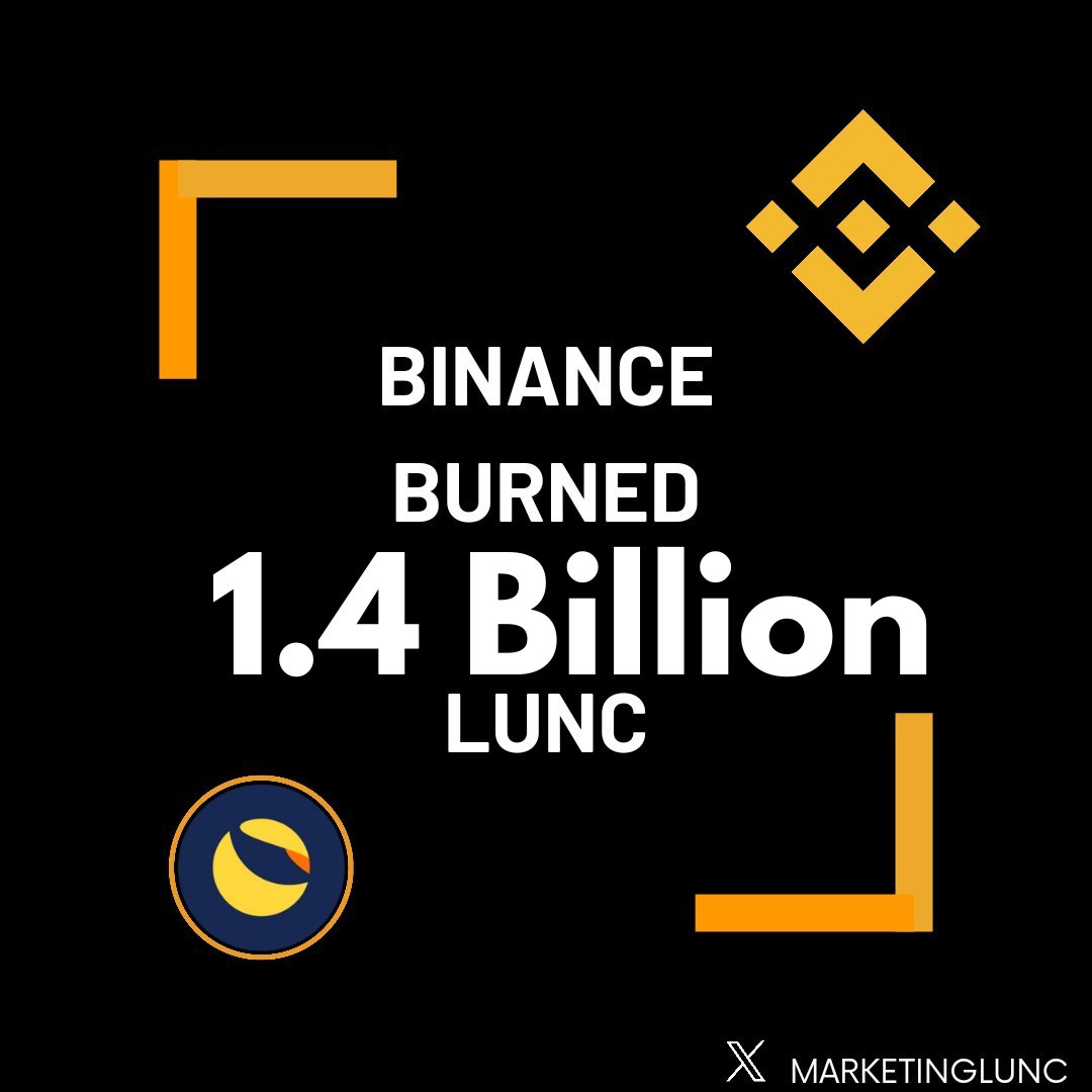 Terra Classic Community, 

We want to thank @CEO_RichardTeng @cz_binance @binance for their montly LUNC burn and ongoing support to #lunaclassic 

#LUNCcommunity #LUNCburn #LUNCbinance #westandwithbinance