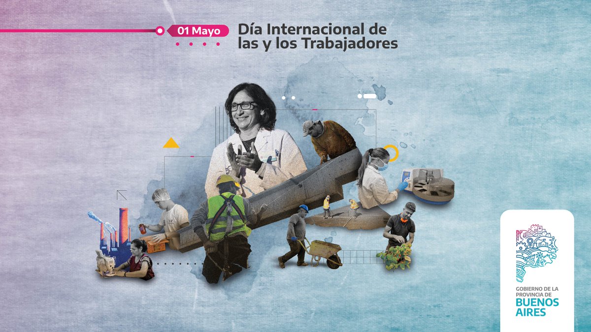 ¡Feliz día a las y los trabajadores bonaerenses! 💙

Gracias por el compromiso y el esfuerzo que hacen día a día para impulsar el desarrollo y la transformación de nuestra provincia.

#DíaDelTrabajador