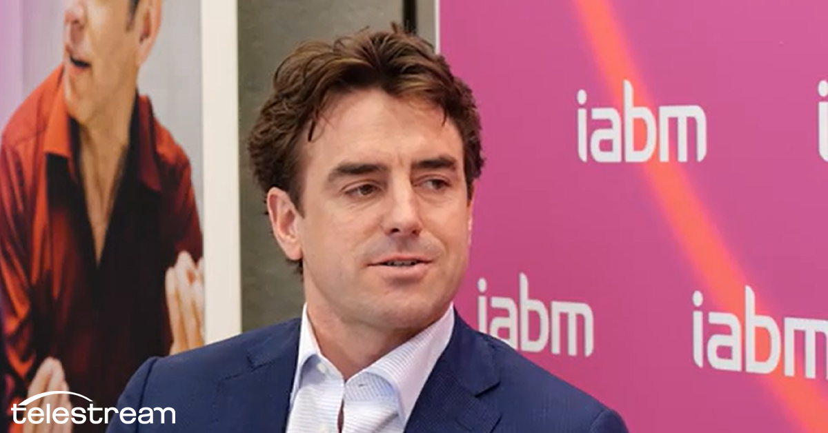 Mike Gilson goes over #Telestream’s industry-leading solutions at the #NABShow in this #IABM TV interview, sharing insights into key industry trends shaping our landscape. bit.ly/4dp35DR #AI #workflows #mediaworkflows #remoteproduction #innovations #cloud #onprem