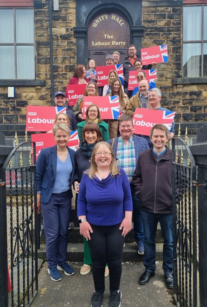 No better way to spend a sunny morning than knocking for @UKLabour in Morley and in memory of the amazing Jayne Hill and her daughter @charllouisehill - there's honestly no more fitting tribute that could be achieved for Jayne than getting Charlotte elected this Thursday.