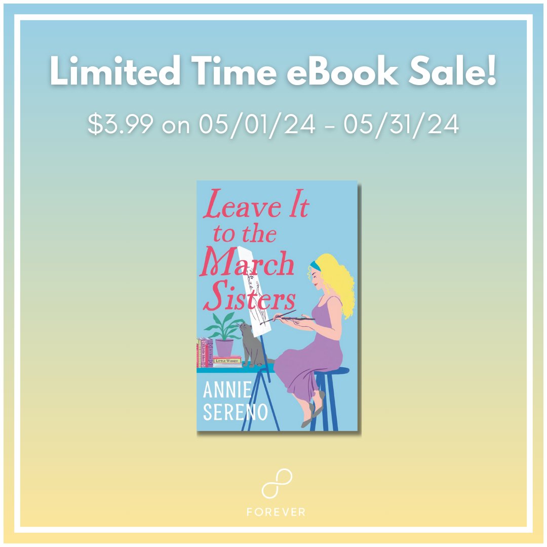 Publishers Weekly called my latest rom-com 'a witty rift on Louisa May Alcott's LITTLE WOMEN.' On sale at amzn.to/3T3ZCzY this lovely month of May.
linktr.ee/AnnieSereno
anniesereno.com/newsletter
#ebooksales #booksale #booktwitter #tw4rw #classicliterature #romcom