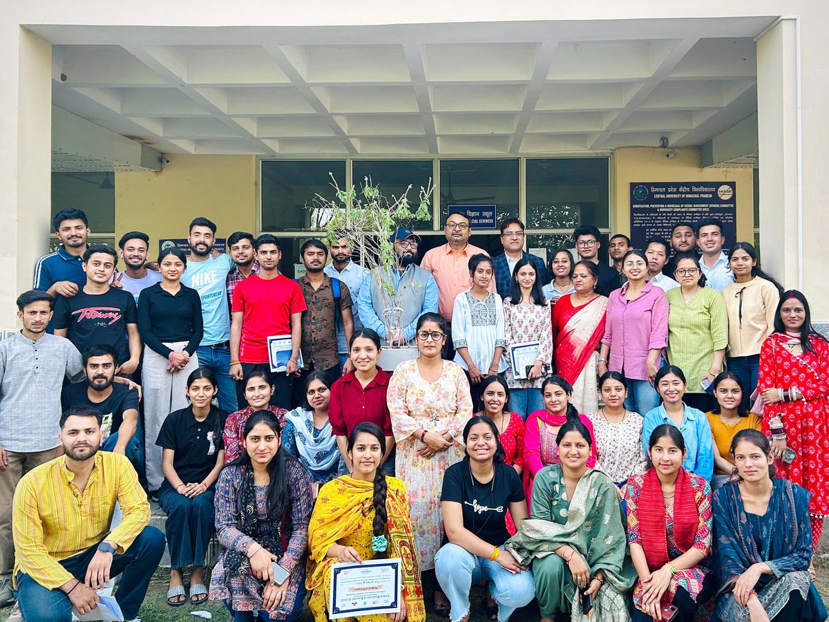 In collaboration with ICWA, a two-day seminar titled' #India's Foreign Policy: Navigating #Global Realities with a Focus on Central #Asia' was held on 29-30 April 2024 at the Department of Political Science, Sapt Sindhu Parishar, Dehra, Central #University of Himachal Pradesh