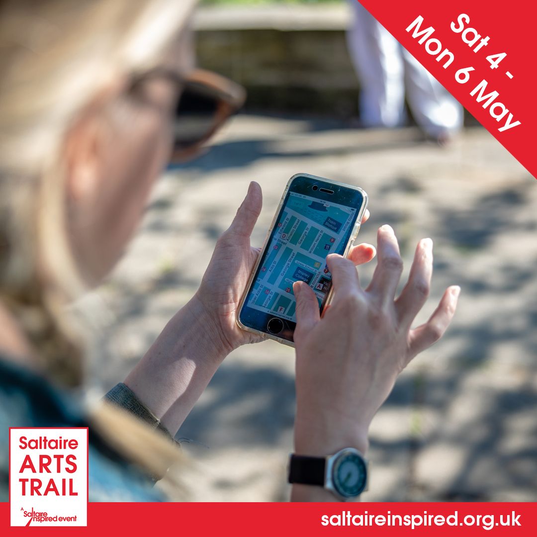 PLAN YOUR VISIT: Full details of the weekend's programme are on our website at saltaireinspired.org.uk/events/saltair… 

TRAIL GUIDES will also be on sale throughout the weekend for £3. Saltaire Arts Trail runs from Sat 4 - Mon 6 May. 

#bradford2025 #saltaire #saltaireartstrail #visitbradford