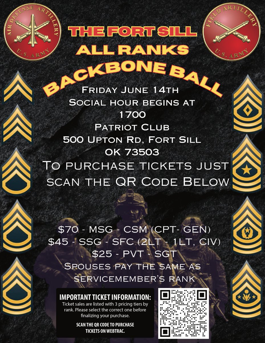 Tickets are now on sale for the 2024 Backbone Ball! We’re still working on the website, but for now once you scan the QR code, click “ok”, select the 14th of June, select your appropriate rank tier, and fill out the form. If you have any problems, contact us and we’ll assist.