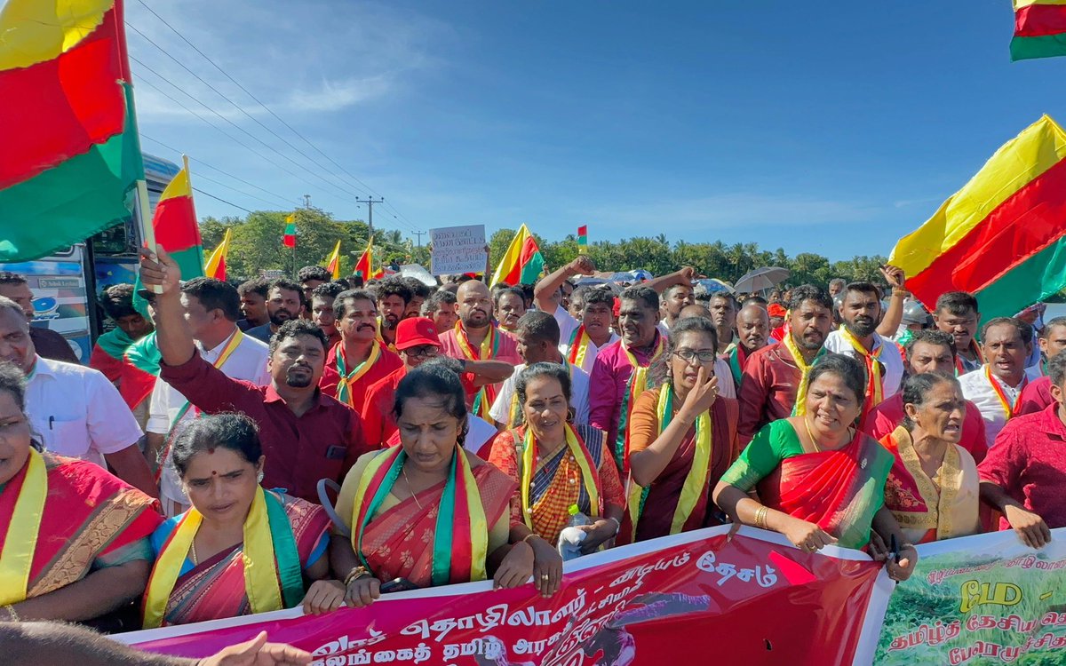 The May Day Rally organized by ITAK was held in Batticaloa today.

Speaking at the rally today, I highlighted that unlike for the rest of its citizens, the issues faced by Tamil Workers in Sri Lanka can only be resolved through meaningful devolution of power.