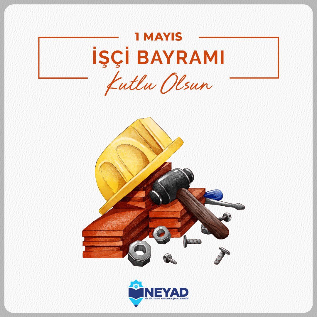 NeyadVakfi's tweet photo. 🔸Emeğin, emektarın, alın terinin, dayanışma ve yardımlaşmanın günü kutlu olsun!
@Nilgun_Diptas
#neyad https://t.co/EWVf2Vyxsf