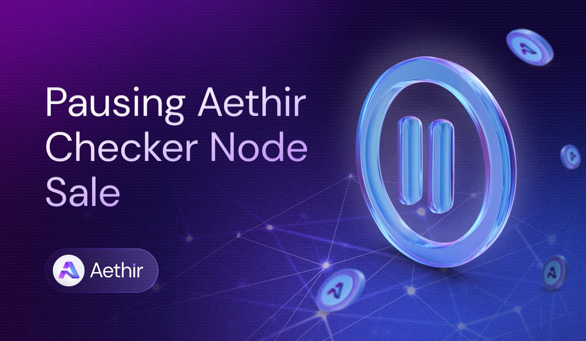 Our Aethir checker node sale has been a huge success 🔥 🔹 20000+ checker node owners for our decentralized infrastructure 🔹 Over 73,000 node licenses sold, valued at 41,000+ ETH This achievement marks a significant step towards decentralization by distributing nodes throughout…
