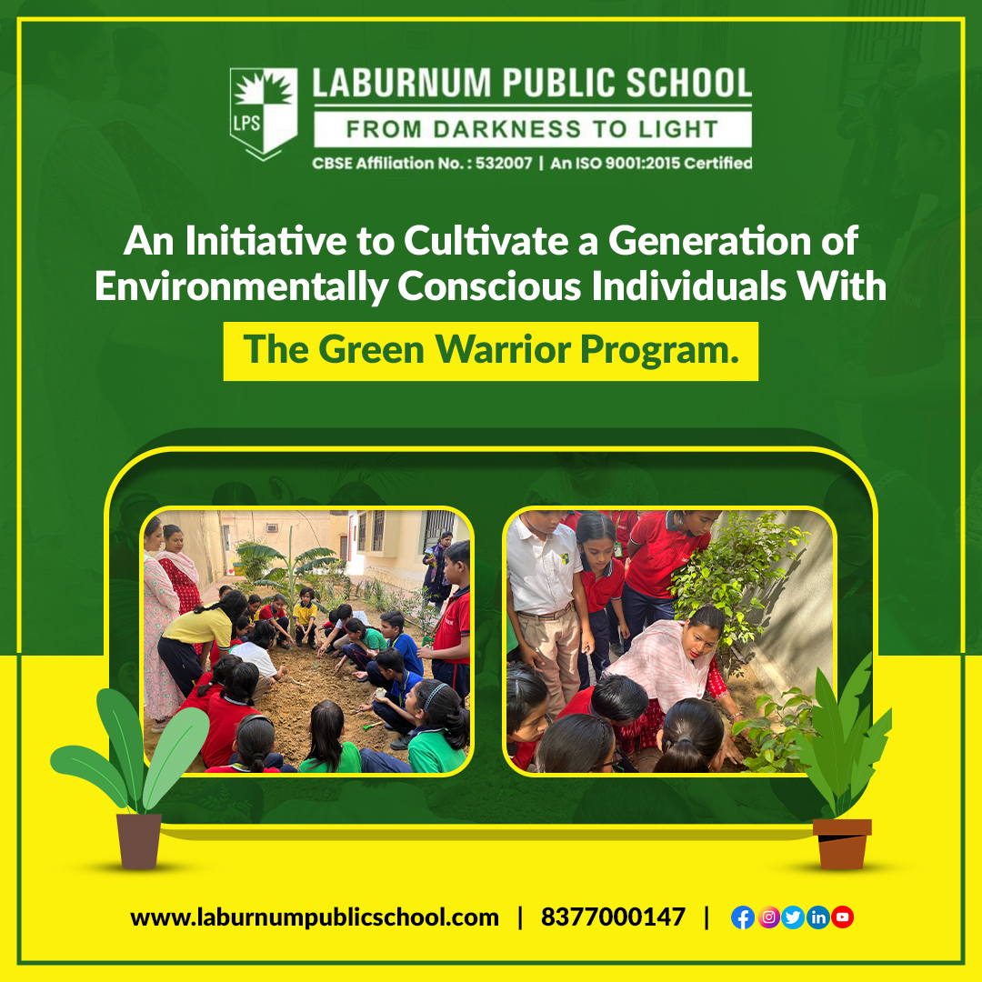 The Green Warrior program aims to instill a sense of environmental responsibility & empower students to become agents of positive change in their communities.
#GreenWarrior #YouthEmpowerment #PositiveChange #CommunityImpact #SustainableFuture #EducationForChange #EmpowerStudents