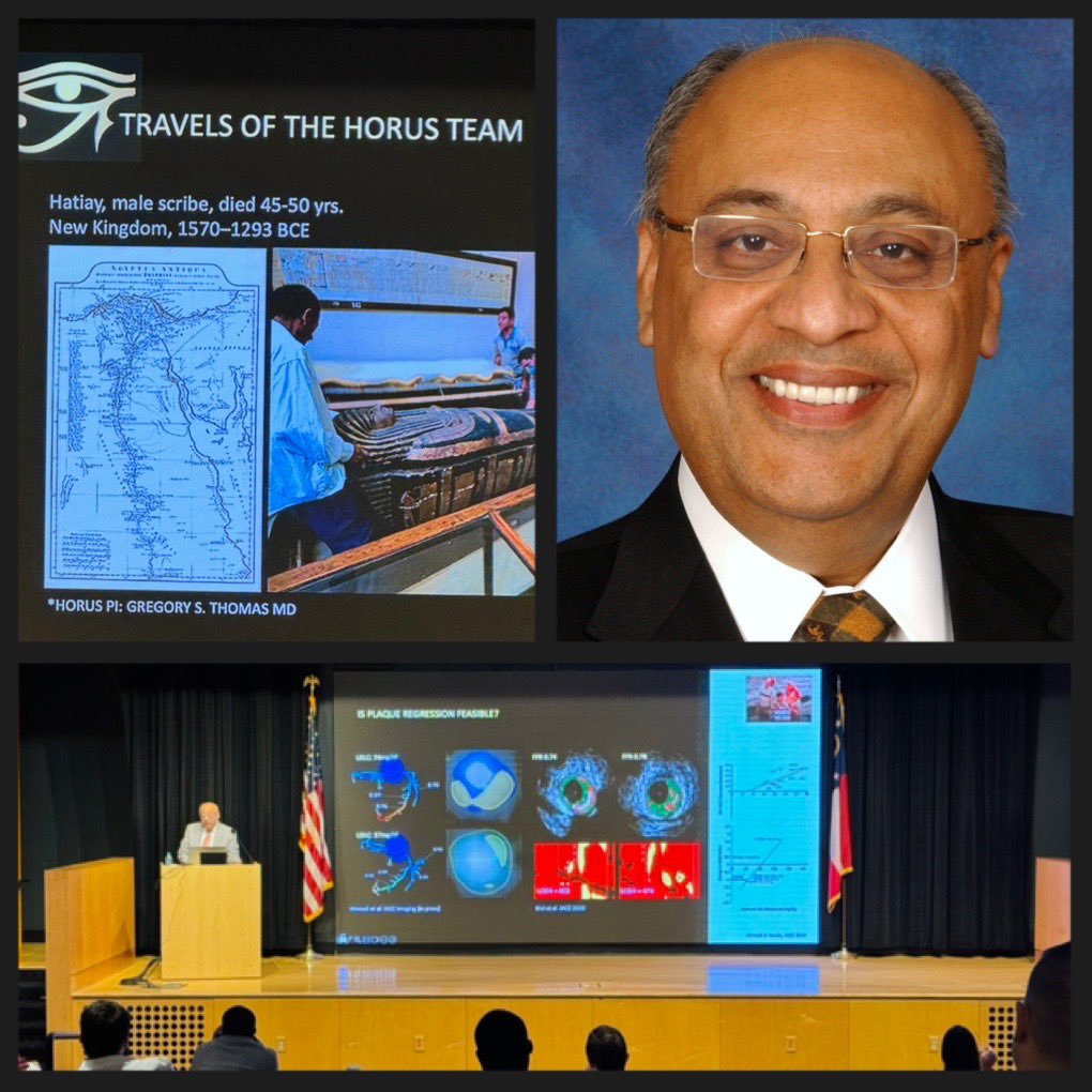 Jagat Narula, MD, PhD - A world-#renowned physician-scientist and #leader in academic #medicine is presenting an informative grand rounds on “Vulnerable Plaque VS Vulnerable Patients.” He’s taking us on an exciting #historical journey in #cardiology @UTHealthHouston @LubbDup