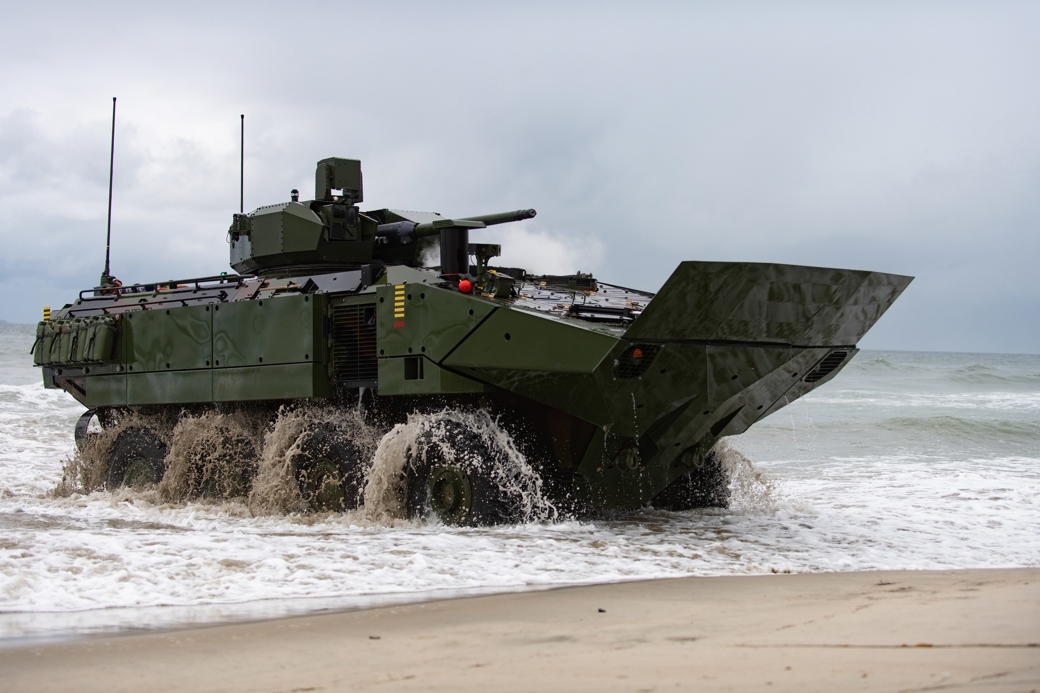 DefenseMirror's tweet photo. Kongsberg Supplies Turret for BAE Systems’ Amphibious Combat Vehicle
https://t.co/gTu4Yr7fJw
#BAESystems #AmphibiousCombatVehicle #ACV30 #Kongsberg #PROTECTORRT20 #USMC #remoteturret #militarytechnology #defense https://t.co/meJro2RtlU