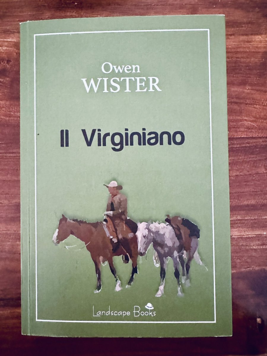 Le ultime pagine del Virginiano @landscapebooks gocciolano via e già i fuochi nella notte e le pianure immense iniziano a mancarmi. Questo libro è incantevole 🦬🏜️🤠 #folliperilwest