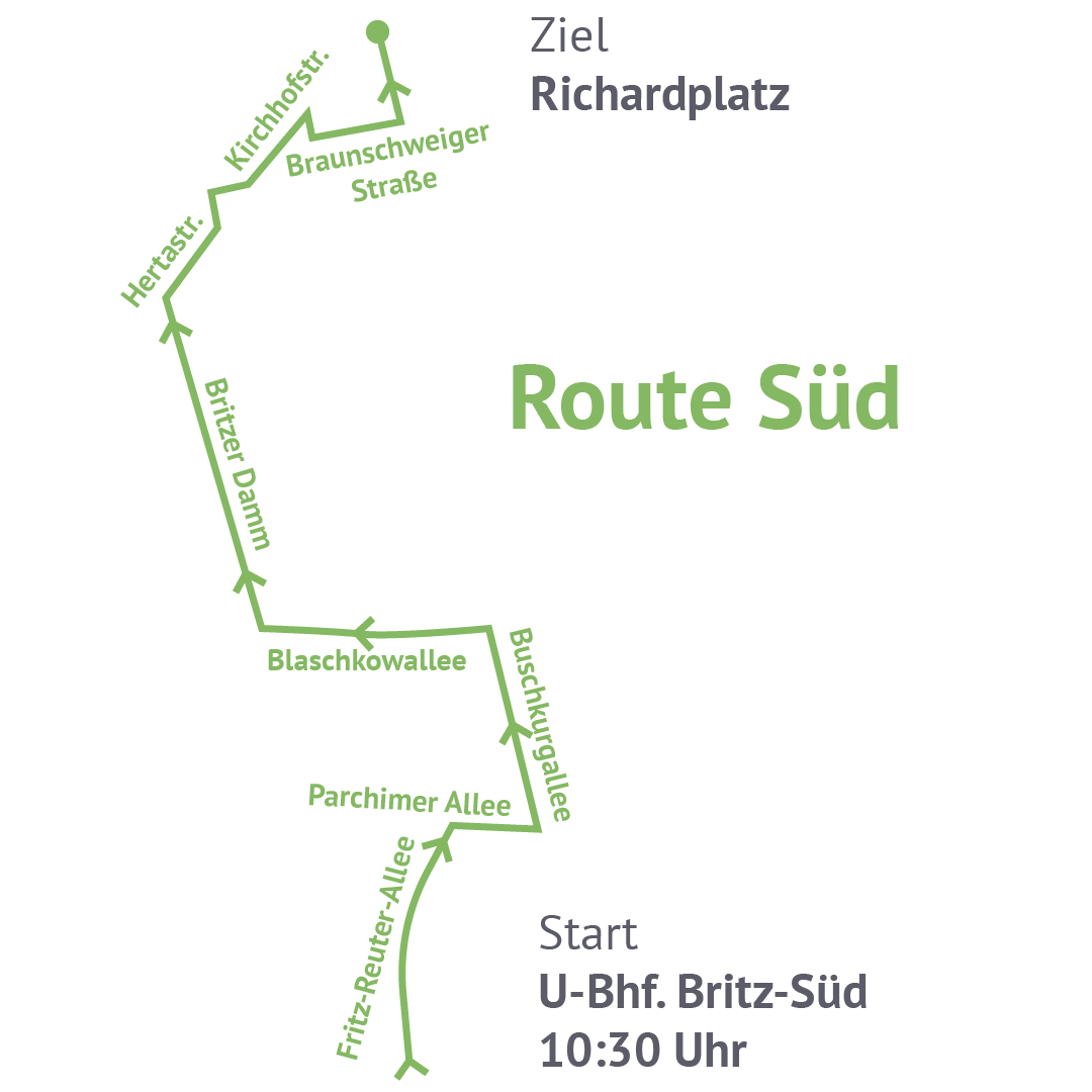 Kommt zur #KidicalMass am Sonntag (5.5.) in #Neukölln! Es gibt zwei Routen, die jeweils am #Richardplatz enden. Route Nord: 10:30 Uhr am Wildenbruchplatz Route Süd: 10:30 Uhr am U-Bhf. Britz-Süd