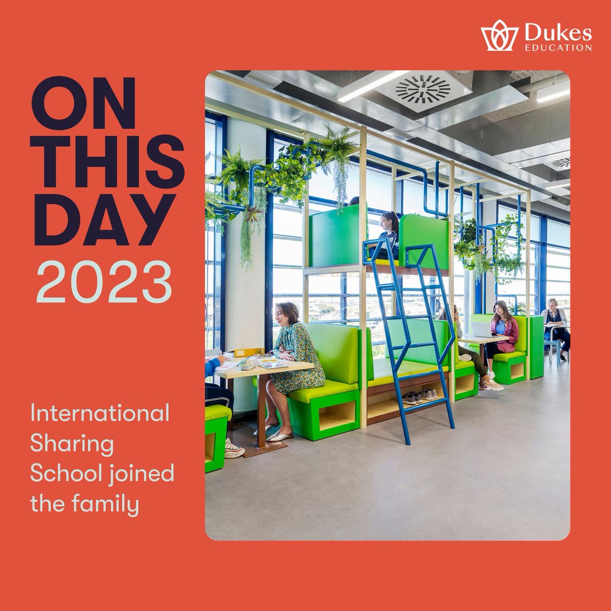 On this day in 2023, we welcomed International Sharing School to the Dukes Education family. You can find out more about International Sharing School by clicking here: buff.ly/3xjHAnf