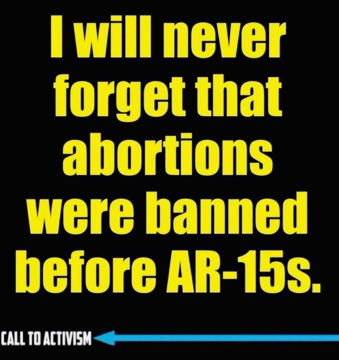 Florida: Where guns have more rights than women. #TrumpsFloridaAbortionBan #DeathSantis #BansOffOurBodies #VoteBlueToProtectWomen #YesOn4FL