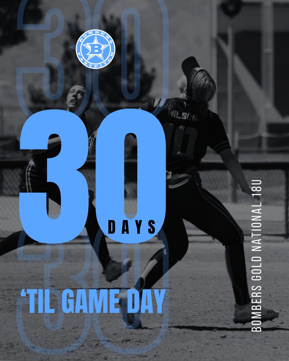 30 days 'til we kickoff summer season.

#bombernation
#leavenodoubt