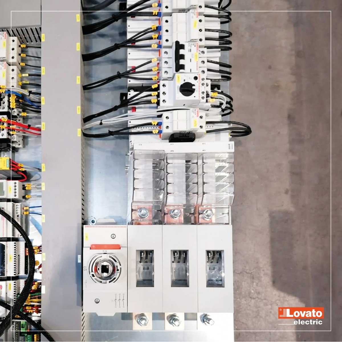 📸  HVAC kontrol panosundan bir görüntü. #weuselovato #lovatokullanıyoruz #lovatoelectric #hvacsystem #switchdisconnectors #yükayırıcılar