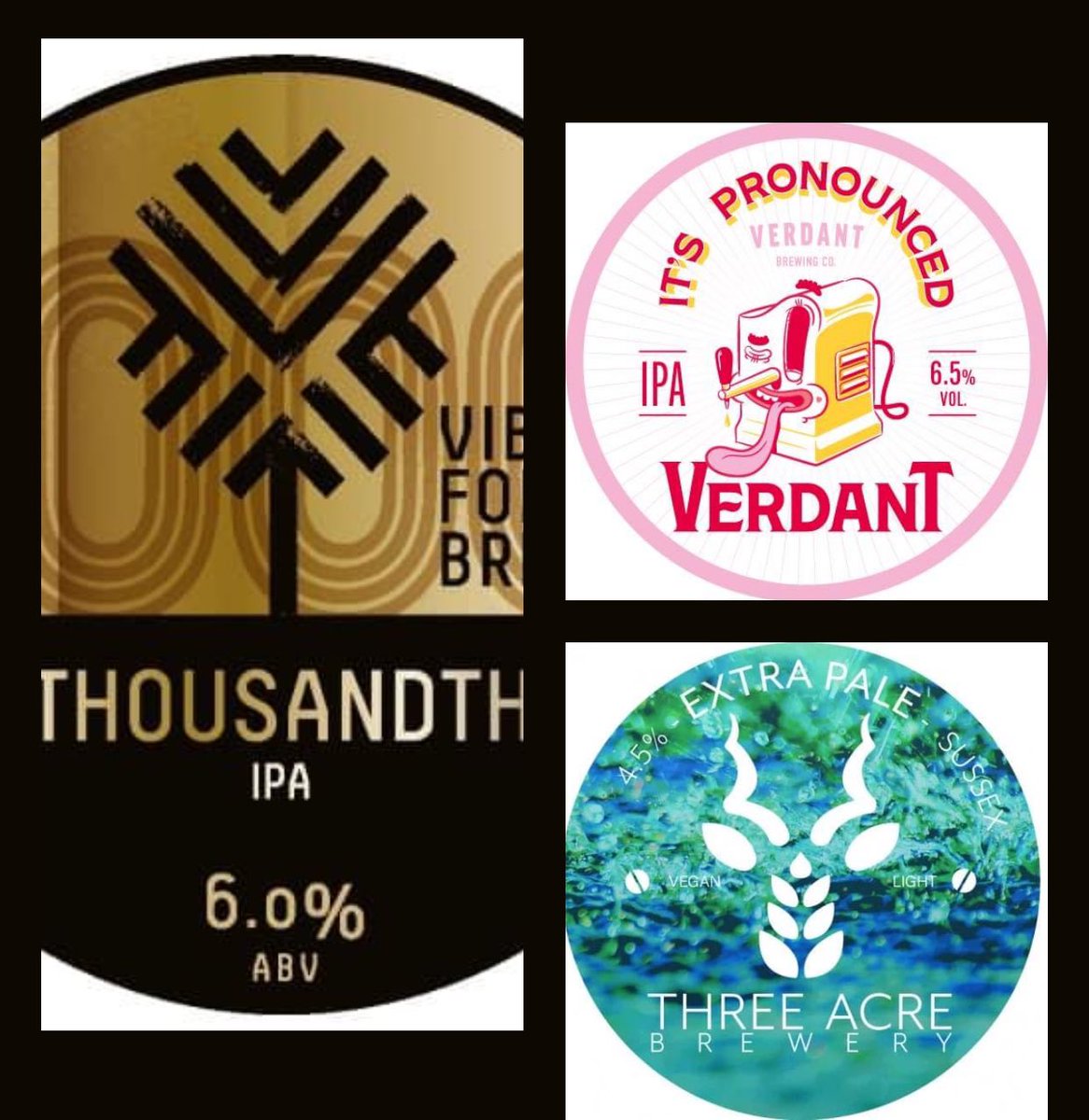 Two new kegs on today from @Vibrant_Forest and @VerdantBrew 😊 Also later we will have a fresh cask on from a new brewery to us, @Three_acre from Sussex