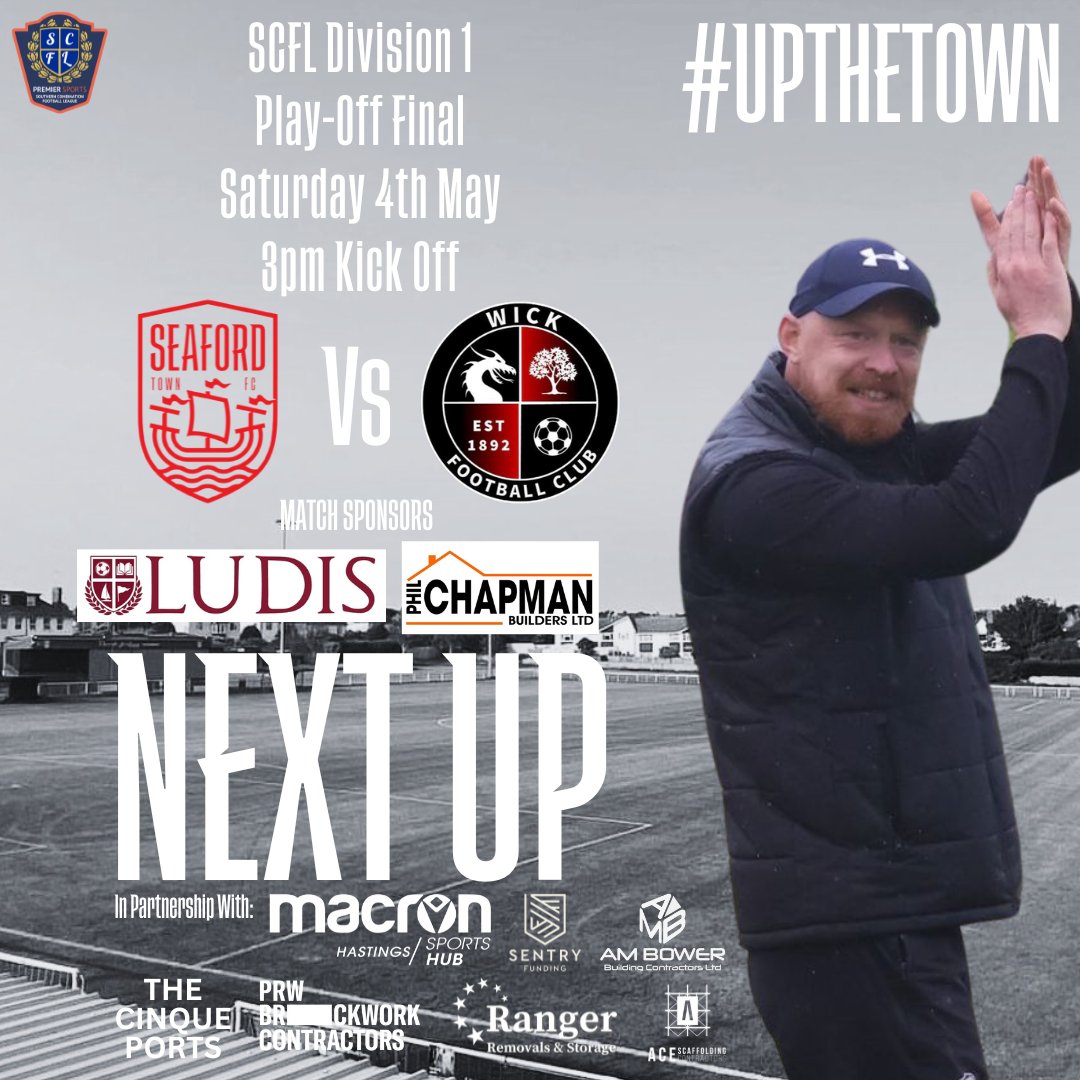 SATURDAY!!! Thanks to last night's victory we have made the Division 1 Play-Off Final! We will take on Wick this Saturday 3pm at The Crouch 🔥 Once again we need every bit of your support to help us reach our final goal! This one is sure to be a busy one so make sure you get