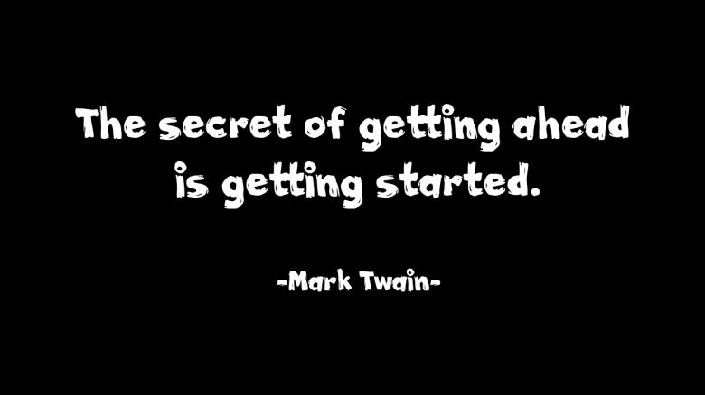 🔥 New Month! New Ideas! Lets get started, remember 'The secret of getting ahead is getting started.' - Mark Twain @tipsonnm