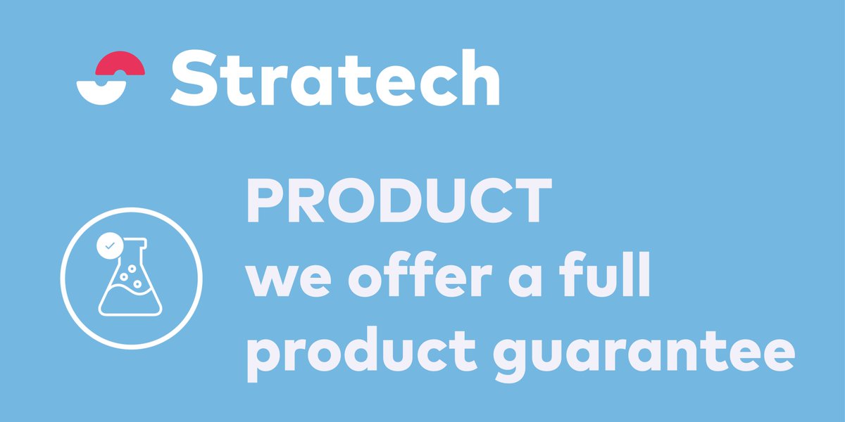 Our money back satisfaction #guarantee is offered on every @Stratech_UK product! If you are not happy please get in touch guarantee is valid for 6 months from receipt of goods or the stated shelf life of the product 🔗 stratech.co.uk/product-guaran… #bioresearch #lifesciences #research