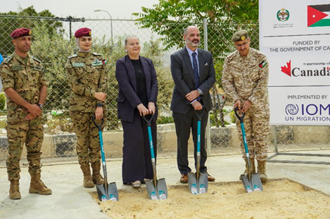 Canada est fier de soutenir la construction d'un bâtiment d'hébergement pour femmes pour les Forces Spéciales Jordanienne #CTCBP  #Jordanie #WPS1325 @IOM_Jordan