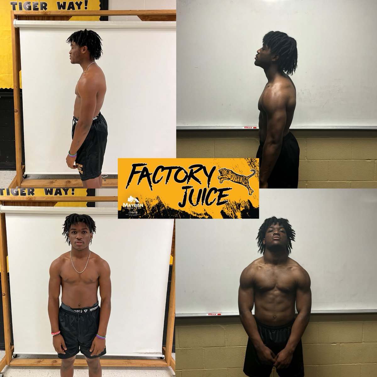 Tony has been killing it. Any chance he gets he is putting work in during and after school. Good Luck tackling him next Football Season!💪🏽💪🏽💪🏽 
#Family #TheFactory