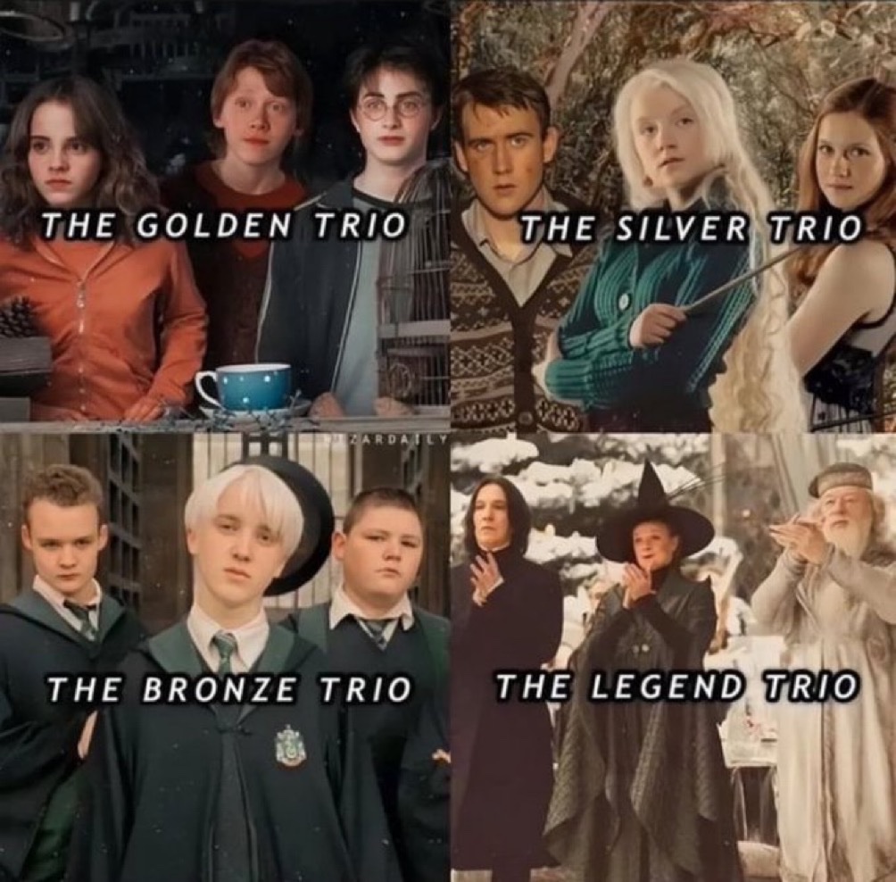 All the trios 🔥