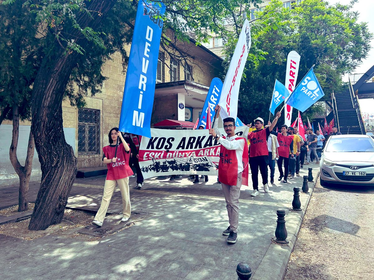 GAntepSolParti's tweet photo. Umudumuz kendi kollarımızda, birlikte kazanmak için #1Mayıs ‘ta alandayız! https://t.co/kJC6n1Om8T