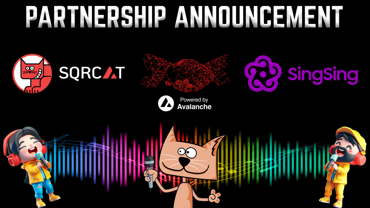 👆 This Cat is excited 🟥🙀 Sqrcat is now an official partner of SingSing! SingSing is a groundbreaking SocialFi application, revolutionizing user engagement in singing through contests and social voting. Sqrcat will collaborate on the launch campaign for Haku Chain, a native…