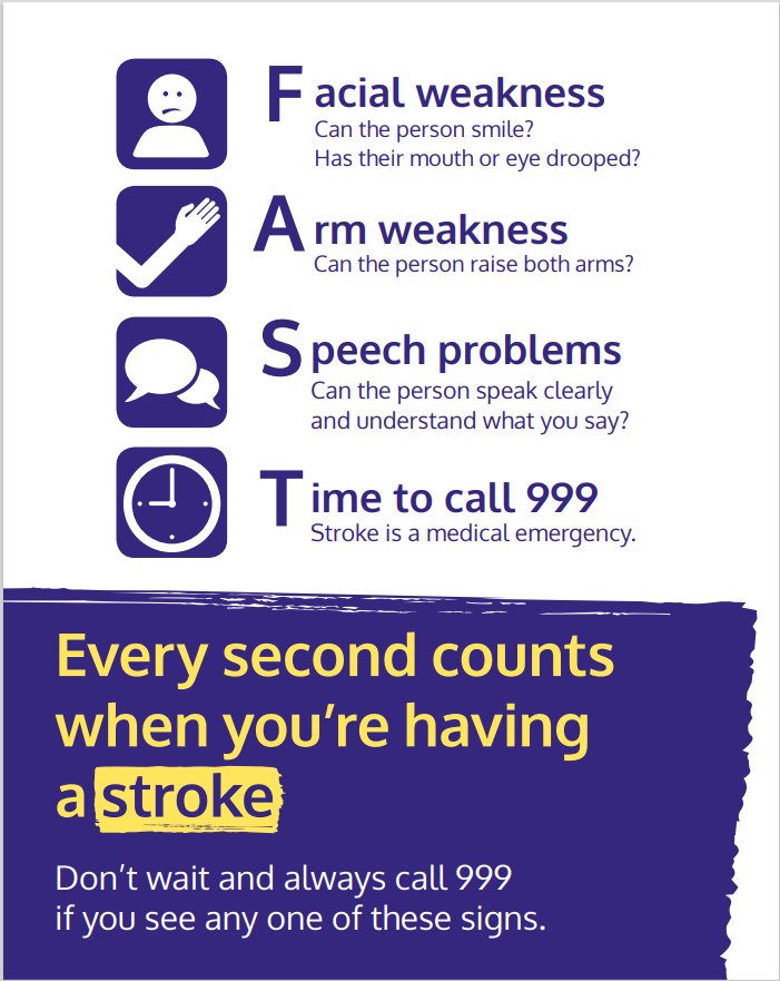 📢 May is Stroke Awareness Month 📢 A stroke can happen to anyone, of any age, at any time. It's vital to know how to spot the signs of a stroke in yourself or someone else. Find out more 👇 stroke.org.uk/stroke/symptoms
