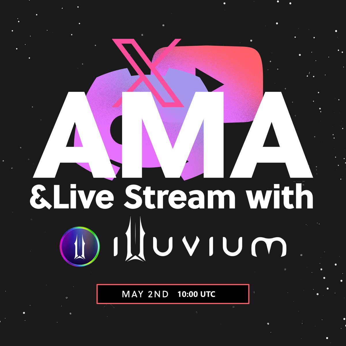 🚨 It’s #AMA time! 🎙️ Join our AMA & live stream with @illuviumio to learn all you need to know about our partnership! 😺 📅 Thursday, May 2nd @ 10:00 UTC We have 200 GMT up for grabs! All you need to do is: 1️⃣ Follow @mooarofficial, @Stepnofficial, & @illuviumio 2️⃣ Like &