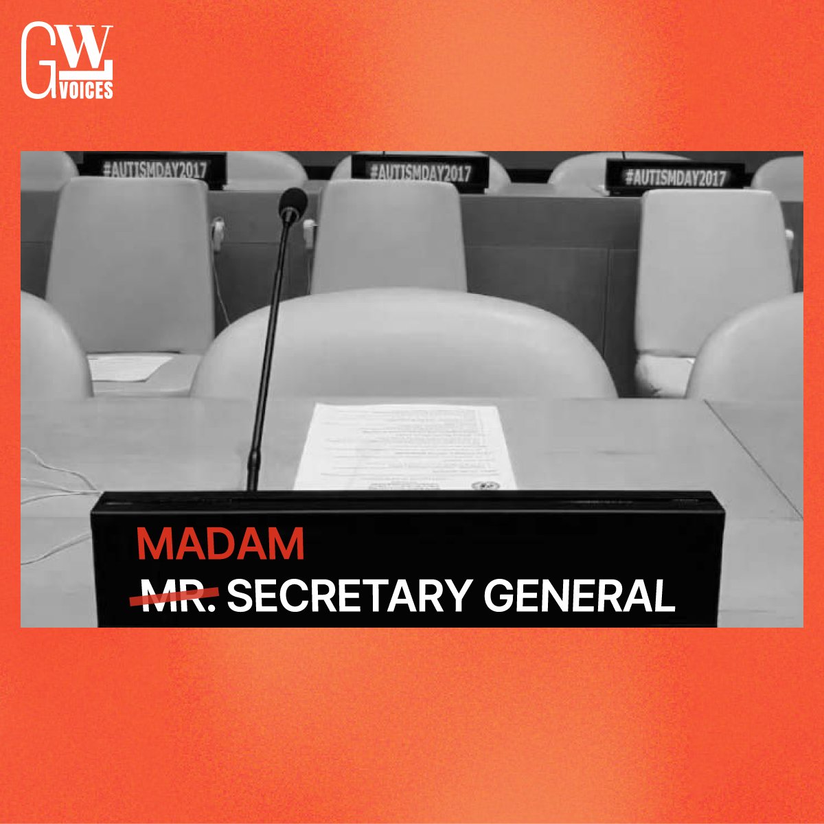 We have never had a woman Secretary-General at the @UN. It's time to change that. Learn more about our #MadamSecretaryGeneral campaign: gwlvoices.com/gender-alterna…