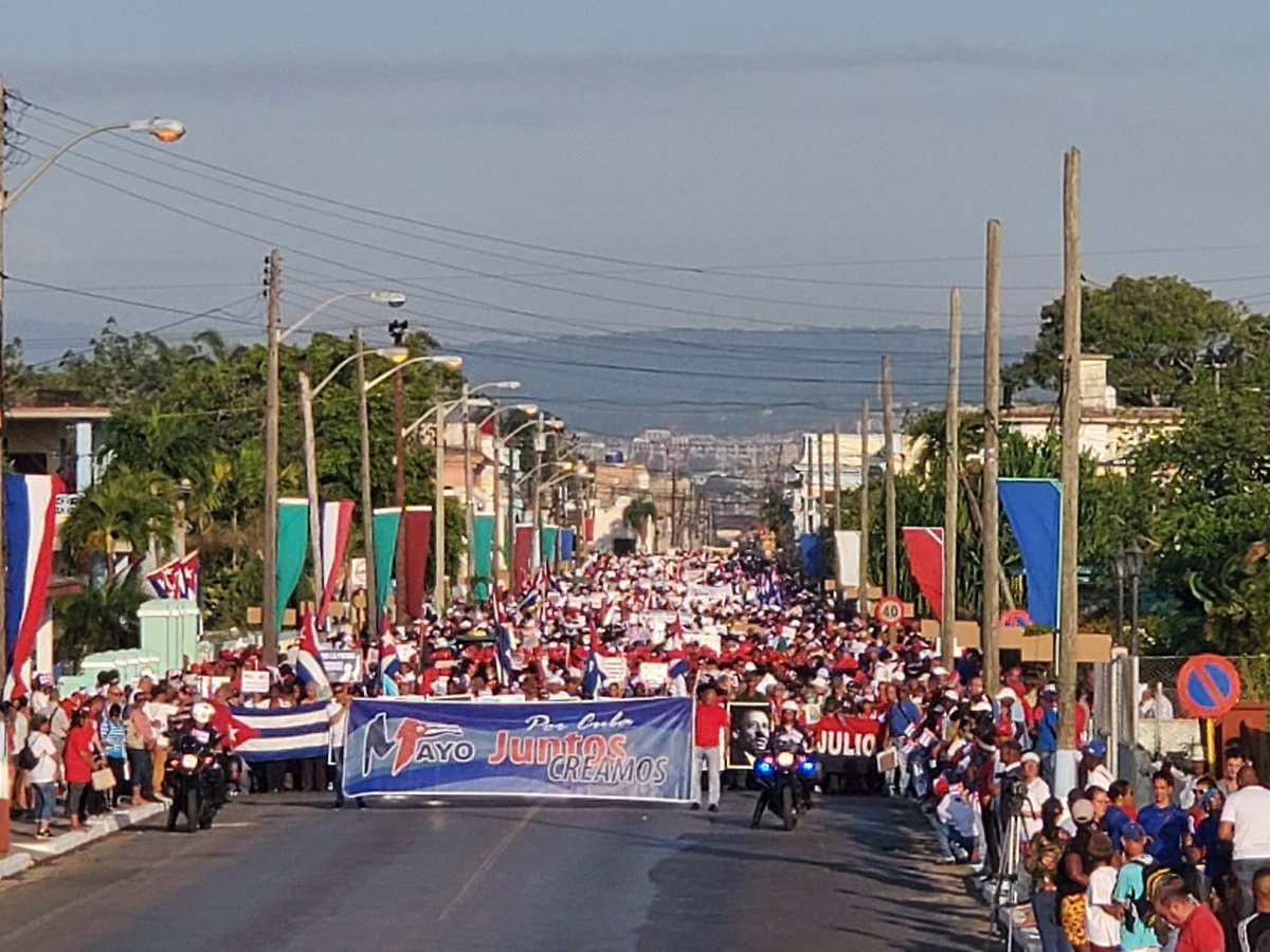 #MatanzasdeGironal26 lista para festejar el día de los trabajadores demostrando que #CubaViveYTrabaja