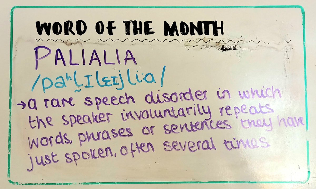 Who has heard of our word of the month for May? @RCSLT #SLT #NHS #Speech #SpeechTherapy #healthcare @FutureFrontline #WordOfTheMonth