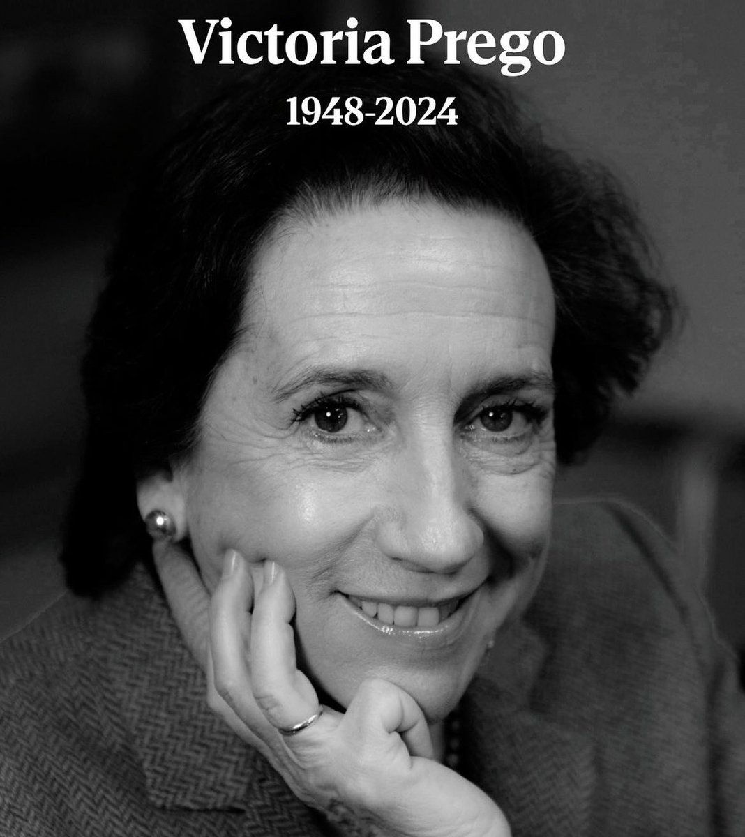 Crecimos con Victoria Prego como gran referente de la profesión cuando no había tantas mujeres. Deja un legado inmenso. Descanse en paz ❤️