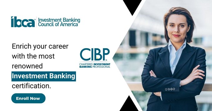 CIBP™ is for aspiring investment bankers to give them an edge and add the advantage of a global program to their knowledge and experience.

Know More: bit.ly/41mZKiI

#bankingcareers #investmentbanking #liquidityrisk #InvestmentBanker #cibp #ibca