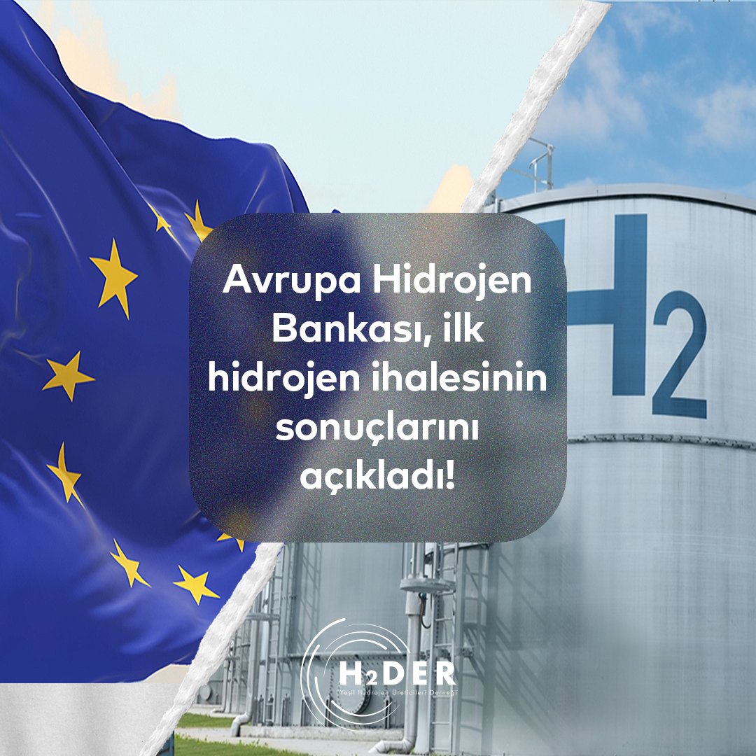 Avrupa Hidrojen Bankası, ilk hidrojen ihalesinin sonuçlarını açıkladı!

4 ülkeden 7 üretici yaklaşık 720 milyon euro hibe alacak. 
132 başvuru arasından seçilen 7 proje, önümüzdeki 10 yılda toplam 1,5 milyon ton yeşil hidrojen üretecek.

#YeşilHidrojen #YeşilHidrojenGelecektir