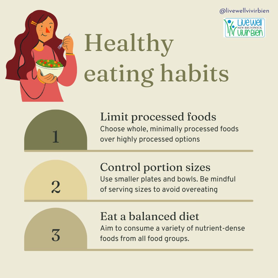 Nourish your body, fuel your soul! Dive into three game-changing healthy eating habits that will have you feeling your best from the inside out.

#HealthyHabits #NutritionGoals #EatWellLiveWell #LiveWellNB #BehavioralHealth