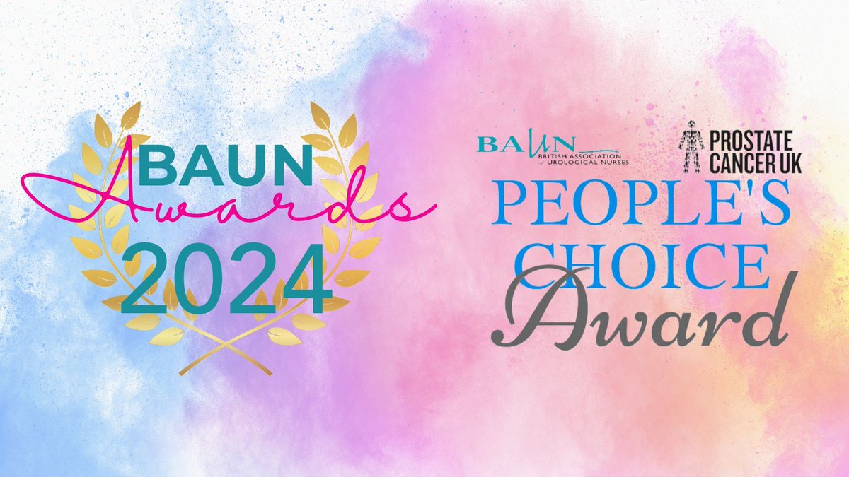 The People’s Choice Award is now open! 🏆 BAUN and @ProstateUK want to celebrate an outstanding nurse who has made a difference to the lives of their patients. Nominate a nurse today to win the award at #BAUN24👉 buff.ly/3JDsagF #BAUNAwards #Urology