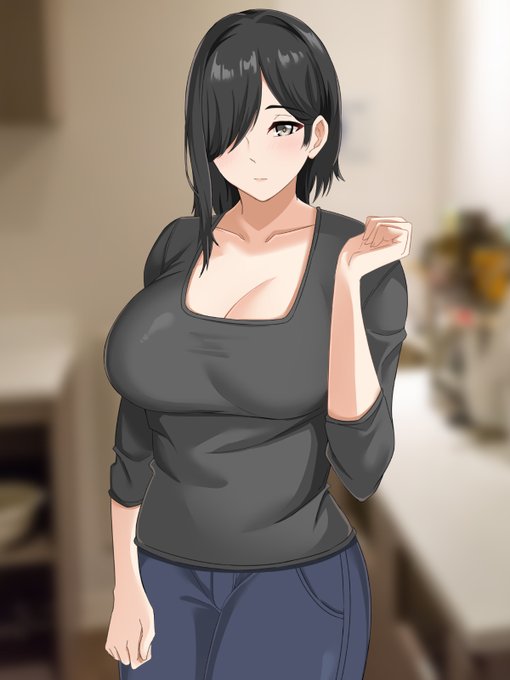 会社にやって来るお掃除お姉さん 