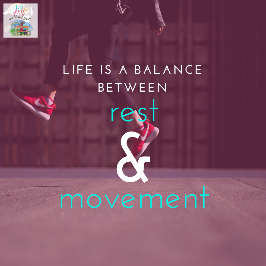 #QuoteOfTheDay Life is a balance between rest and movement.