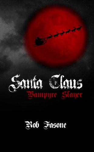 SANTA CLAUS VAMPYRE SLAYER - He's coming to town, and he's got a sharpened candy cane stake gift-wrapped just for you. viewbook.at/VampireSlayer @cigar150 #Fantasy #Horror #RobFasone