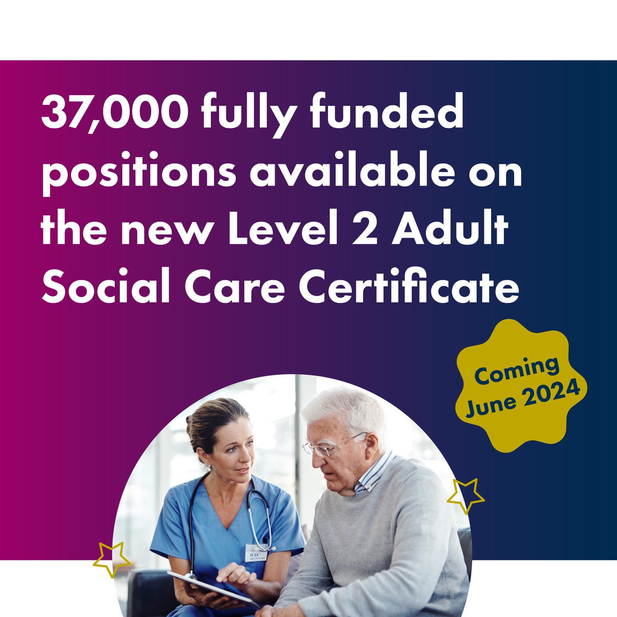 We are super excited about our development of the new Level 2 Adult Social Care Certificate! Speak to us about our offer today: r1.dotdigital-pages.com/p/5GFR-F24/car…