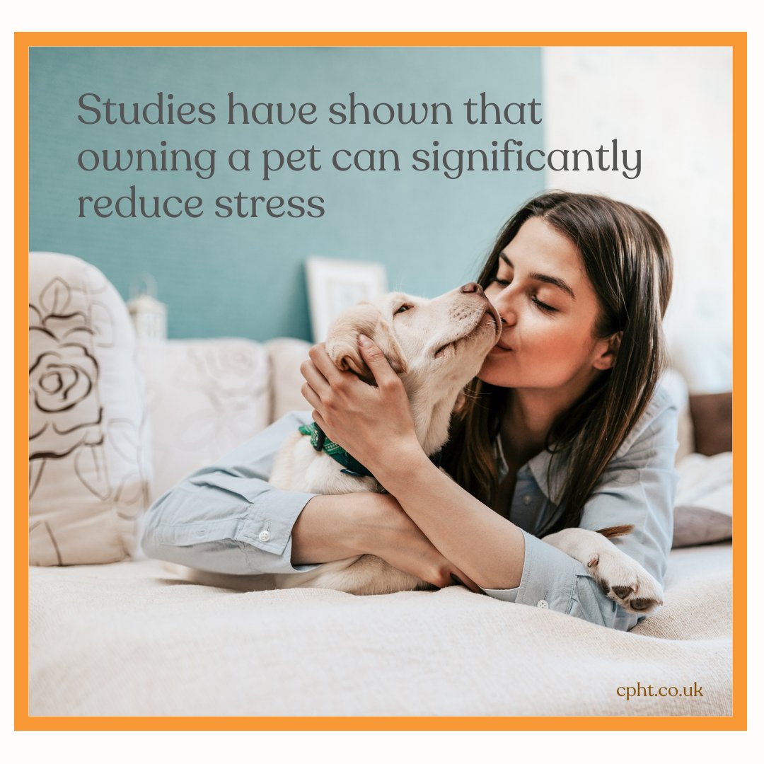 Hypno_Training's tweet photo. People who own pets tend to have lower blood pressure and are less likely to develop heart disease in later life. Just playing with a dog or cat has been shown to raise levels of the feel-good brain chemicals, oxytocin and dopamine.

#cpht #hypnotherapy https://t.co/NxdeRZlXQT