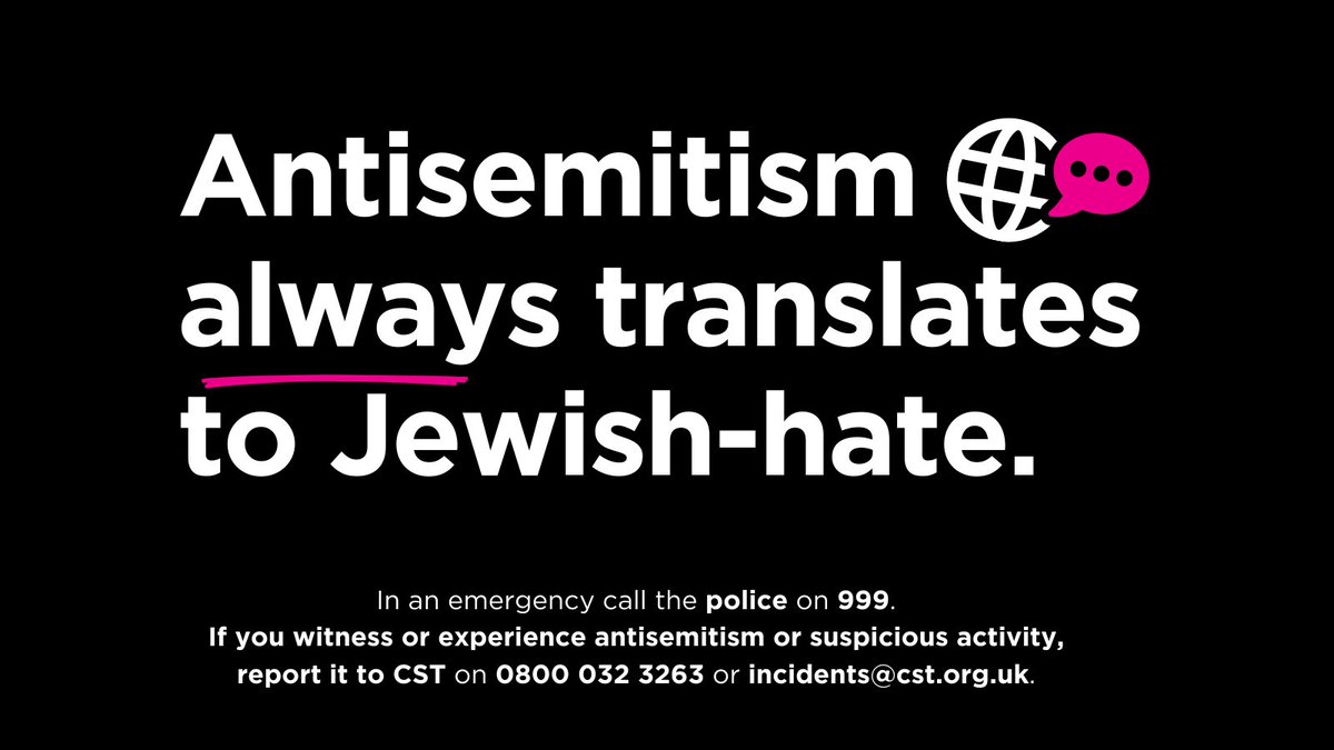 When investigating antisemitic incidents, language should never be a barrier.

💡 Interesting fact: CST employs an expert translator to assist in this area of our work. 

#InterpreterAppreciationDay