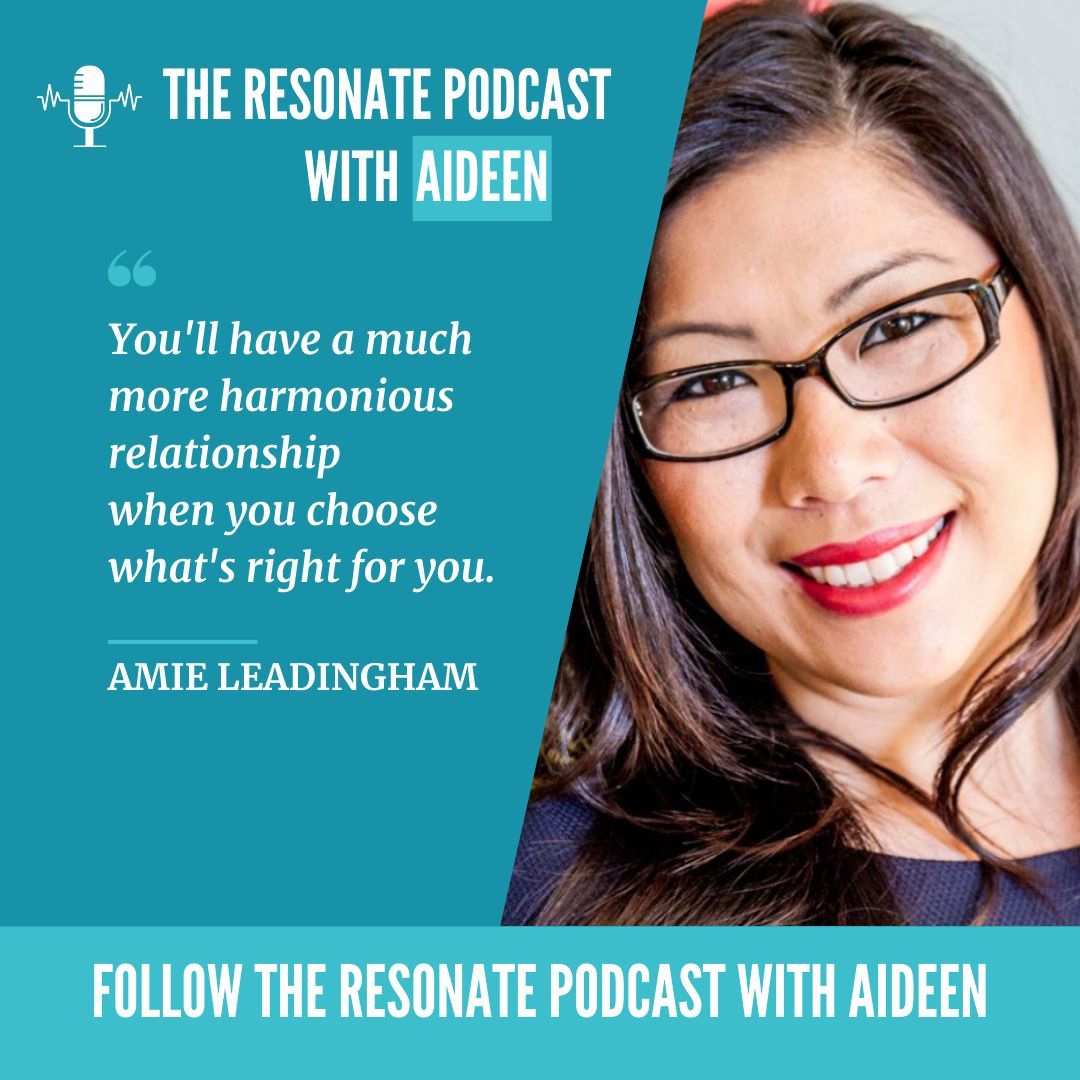 ‘You'll have a much more harmonious relationship when you choose what's right for you.’ - Amie Leading
PODCAST ON YOUTUBE: buff.ly/4aMKdN3
#resonatewithaideen #vocalcoach #intuitivecoach #confidenceinsinging #podcast #holistic #aideenniriada #amieleadingham