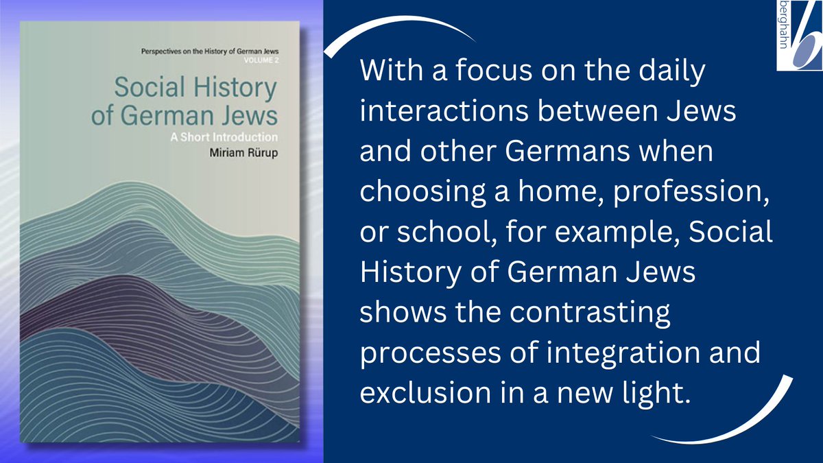 SOCIAL HISTORY OF GERMAN JEWS: A Short Introduction by Miriam Rürup has now been published! 

Get your copy here: bit.ly/49UtkyS

#JewishStudies #History