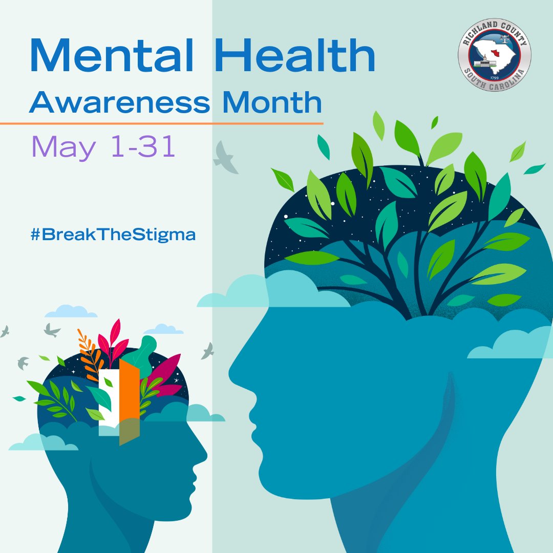 #MentalHealthAwarenessMonth is recognized annually in May.
 
Throughout this month, #RichlandCountySC will highlight commonly known mental health disorders, as well as local resources available to support residents' mental health.
 
Learn more: nami.org